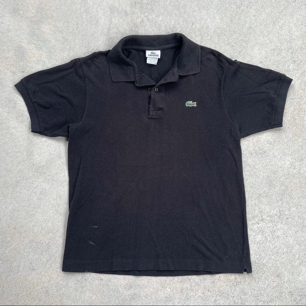 5/$50🎄 Lacoste vintage black polo golf shirt - size S